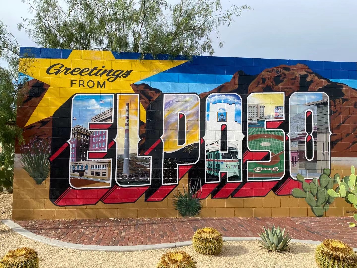 El Paso Greeting Sign